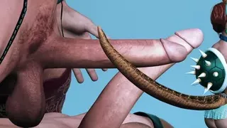 Kawaii Bowsette Gives Double Barrel Tail Job Episode 2 – Mario And Luigi Frottage Assjob