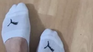 I Cum On My Feet And My Favorite White Socks