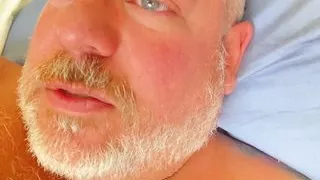 Blue Eyed Father With Biggest Tummy On Twitter Decides To Jack Off And Show His Dirty Hole For You To Enjoy