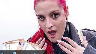 Public Agent – Curvy Tattooed Babe with Massive Tits Fucked in a Basement