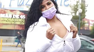 Latina brunette is caught in Peru by a young girl on Tinder. Morenahot21