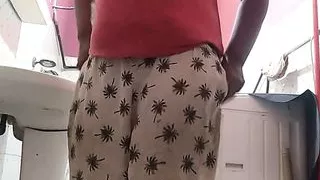 Desi Aunty showing her body and playing with her self alone 01