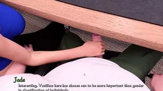 Being a DIK - Hot Blonde MILF Teacher With Big Boobs Jerks Off 18yo Student's Big Cock And Eats His Cum in Class - #40