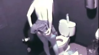 Public piss slut mastrubates in solo session