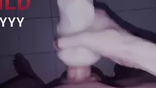 Another wank and cum in shower