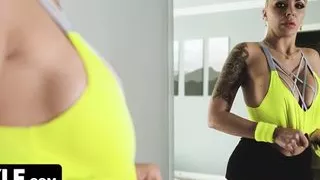 MYLF - Fit And Curvy Milf Gets Her Big Titties Bouncing As She Gets Her Pussy Plowed Hard