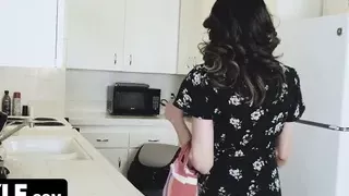 Mylf - Horny Milf Cannot Wait For Her Man & Starts Rubbing Her Pussy Until She Reaches Orgasm