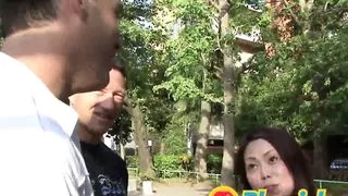 Japanese Brunette Wife Seducing  Her Husband To Get His Big Load