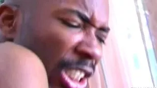 229 Sexy Blond Bitch Ebony Fucked Bareback By Xxl Cock And Deepthroated With Oral Creampie 2 2