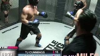 Chubby brunette milf getting cum on her big tits