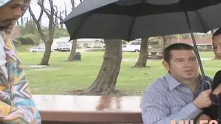 Petite Brunette Getting Destroyed With Ghetto Cock