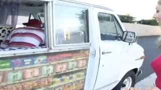 Small Tits Teen Licking Ice Cream, Then Gets Fucked In Her Wet Cunt