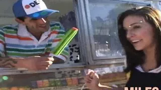 Small tits brunette engaging in hard sex with big dick