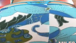 Tattooed brunette milfs big ass cum covered after a fuck