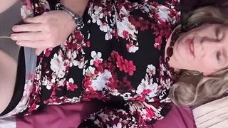 A lovely cum in pantyhose - tights