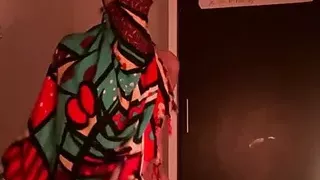 Arab Doing A Striptease And Getting Horny