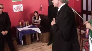 Four horny sluts fuck with lots of satisfying cocks