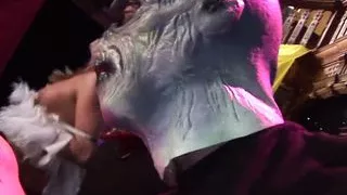 Nine sluts can t contain themselves and organize an anal