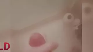 Young Guard cum in shower after work