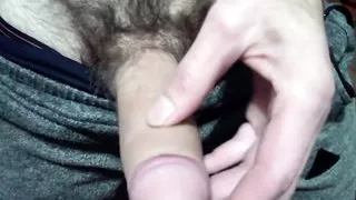 Wichsen und Sperma schießen große Ladung