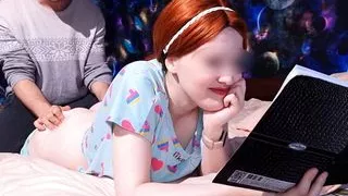 Fucked his stepdaughter while she was studying for exams