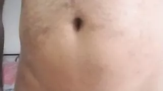 Older daddys full hairy body but cock is clean