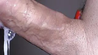 Ebony mouth filled up to the brim by big white cock