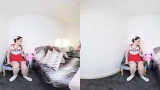 Elise Lee Or Luna Eclipse – Vr Cheerleader Tease – British Shy Teen Loves To Let You Watch.