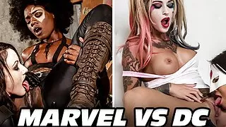 Wicked - Marvel Vs Dc - Top Lesbian Scenes - The Scissoring