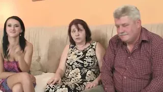 Meeting With Son’s Gf Leads To Family Threesome Fuck