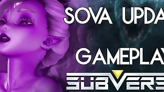 Subverse - Sova update part 1 - update v0.5 - hentai game - game play