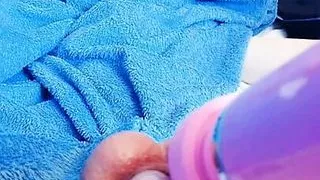 sissy chastity cumshot