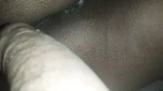 Wife Has A Fat Ass And I Lick Her Hot Black Pussy Before Fucking And Cumming