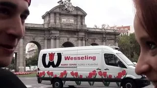 Catalan tourist meets Madrid... And Adrian's cock! Fucking in El Retiro park