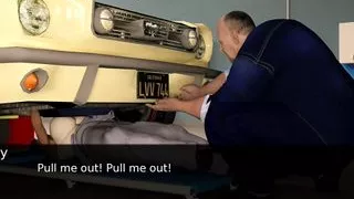 Project Hot Wife – The Mechanic Almost Saw My Pussy