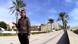 Coral Joice busty brunette fucks and gives a blowjob to