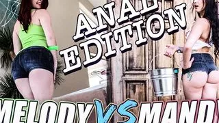 BANGBROS - Thicc PAWG Babes Mandy Muse & Melody Jordan Go Head 2 Head With Big Dicks In Both They Asses FTW