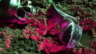 A guy and a blonde exorcize a woman before threesome fuck