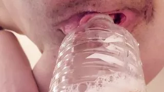 Messy bottle piss