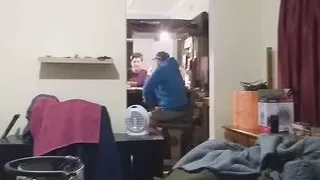 Chubby Slut Fingers Herself At A House Party Inside The Closet