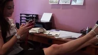 Busty lesbians Francesca and Georgia lick each other