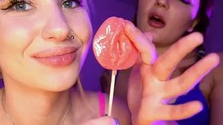 Asmr Lollipop Licking From 2 Students
