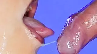 No Close-Up Slobbery Blowjob Without A Facial Finish!