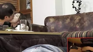 Milf Is Secretly Lusting After A Man That's Not Her Husband Playing With Herself Under The Table - 3