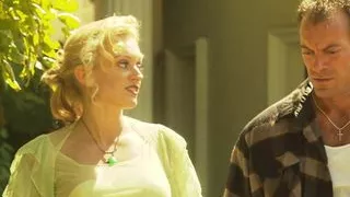 Busty milf blows a massive cock then get ravished hard