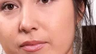 Horny brunette model Kealoha shows you every angle of her pussy while she covers herself in lotion