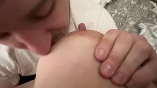 Mr.Smith Loves Sucking On Those Tits- Boob Fetish- MrandMrsSmithPOV
