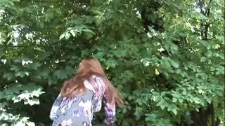 Bitch in stockings loves doggy-style!