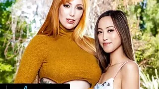 GIRLSWAY - Lauren Phillips And Alexia Anders Spend Their Spring Break Home Masturbating Together