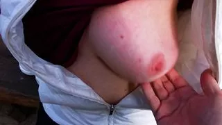 Sit on the bench for your titslapping